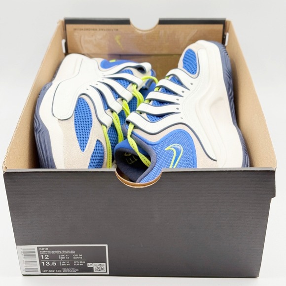 Nike KD 18 Smart City Size 12 Mens Hyper Royal‎ Neon Yellow HV1992-400 main image 5